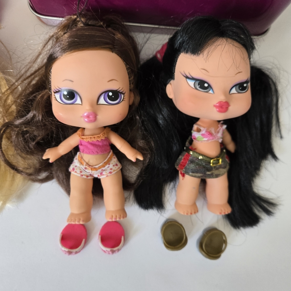 Bratz Babyz Lot.of 4 Dolls, Accessories, And Lunch Box Play Set - Picture 4 of 12
